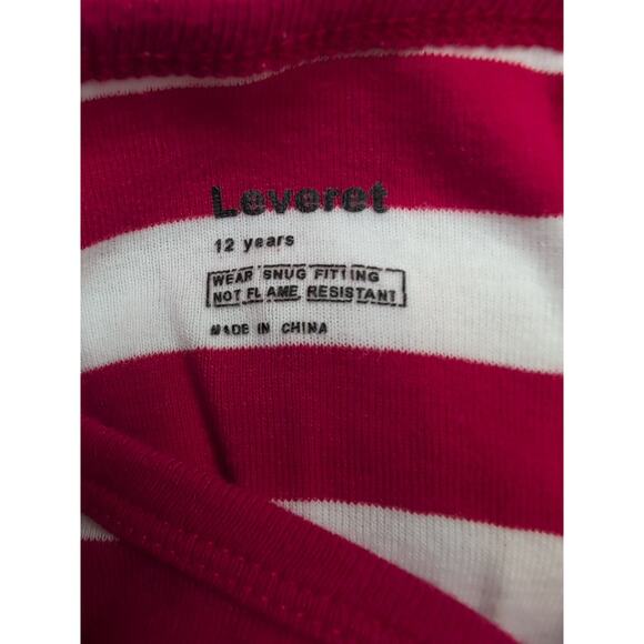 12 Leveret Red Stripe Pajamas - Picture 5 of 10